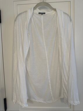 JAMES PERSE!SUMMER!100% COTTON!WHITE! Beautiful, lightweight and sheer!